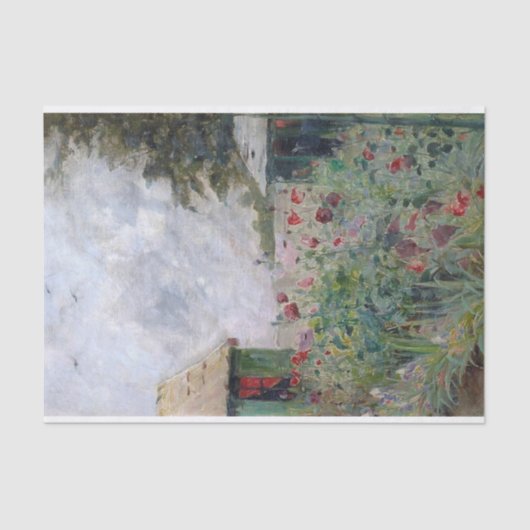 Papier Mousseline Poppies en fleurs par Julia Beck (Recto)