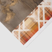 Papier Mousseline Poppies et Plaid pour découpage ou cadeau (Détail)