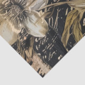 Papier Mousseline Poppies Moody Pink et White Floral (Détail)