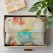 Papier Mousseline POPPIES papier découpage floral (Cadeau)