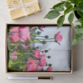 Papier Mousseline Poppies roses (Cadeau)