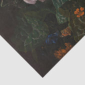 Papier Mousseline Poppies roses et autres fleurs - Rachel Ruysch (Détail)