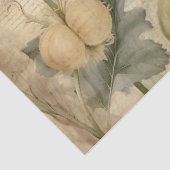 Papier Mousseline Poppies rustiques antiques Ephemera Découpage (Détail)