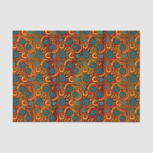 Papier Mousseline Poppy vintage (Recto)