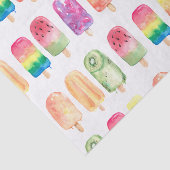 Papier Mousseline Popsicles aquarelles (Détail)