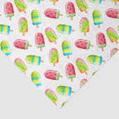 Papier Mousseline Popsicles verts 2 (Détail)