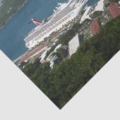 Papier Mousseline Port à St. Thomas Îles Vierges américaines (Détail)