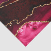 Papier Mousseline Porte en marbre foncé rouge et Parties scintillant (Détail)