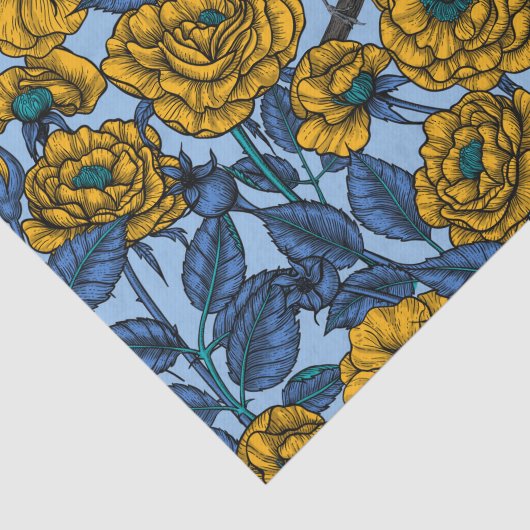 Papier Mousseline Porté en rose (Détail)