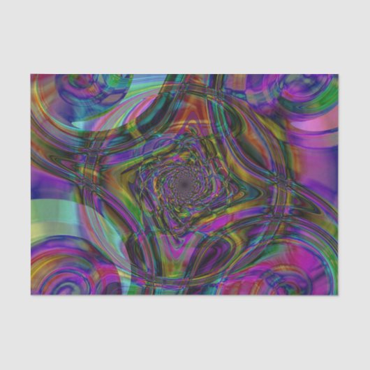 Papier Mousseline Portée arc-en-ciel DEUX (Recto)