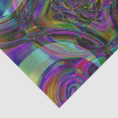 Papier Mousseline Portée arc-en-ciel DEUX (Détail)