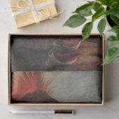 Papier Mousseline Portrait amérindien 2 Découpage Tissu papier (Cadeau)