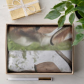 Papier Mousseline Portrait Artistique Whimsical D'Un Graissage De Ch (Cadeau)