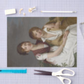 Papier Mousseline Portrait d'Amelie-Justine et Charles Pontois (Artisanat)