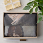 Papier Mousseline Portrait de Cafe Singer, Modigliani (Cadeau)