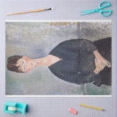 Papier Mousseline Portrait de Cafe Singer, Modigliani (Artisanat)