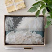 Papier Mousseline Portrait de caniche noir Hydrangée blanche Découpa (Cadeau)