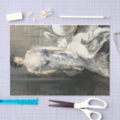 Papier Mousseline Portrait de Celia Tobin Clark par Giovanni Boldini (Artisanat)