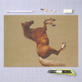 Papier Mousseline Portrait de cheval Whistlejacket Peinture Découpag (Artisanat)