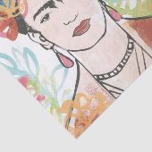 Papier Mousseline Portrait de Frida Kahlo (Détail)