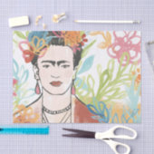 Papier Mousseline Portrait de Frida Kahlo (Artisanat)