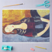 Papier Mousseline Portrait de Jeanne Hebuterne, Modigliani (Artisanat)