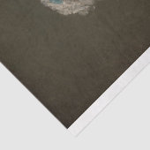 Papier Mousseline Portrait de Justine Favart Document de découpage (Détail)