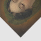 Papier Mousseline Portrait de la Vierge par Mihael Stroj (Détail)