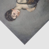 Papier Mousseline Portrait de Madame Louis Rosenau par Gandara (Détail)