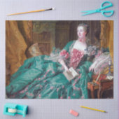Papier Mousseline Portrait de Madame Pompadour, Boucher (Artisanat)