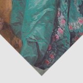 Papier Mousseline Portrait de Madame Pompadour, Boucher (Détail)