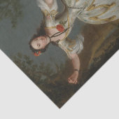 Papier Mousseline Portrait de Mademoiselle Violette, Edward Haytley (Détail)