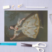 Papier Mousseline Portrait de Mademoiselle Violette, Edward Haytley (Artisanat)