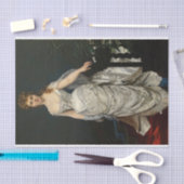 Papier Mousseline Portrait de Mademoiselle X par Marquise Anforti (Artisanat)