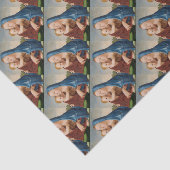 Papier Mousseline Portrait de Marie tenant le bébé Jésus (Détail)