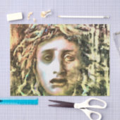 Papier Mousseline Portrait de Medusa d'un Gorgon (Artisanat)
