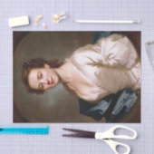 Papier Mousseline Portrait de Miss Craigie par Allan Ramsay (Artisanat)