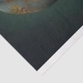 Papier Mousseline Portrait de poisson en costume et Casquette 1 Papi (Détail)