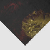 Papier Mousseline Portrait de pouce, Benjamin Franklin Père fondateu (Détail)