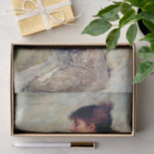 Papier Mousseline Portrait de Sarah Bernhardt par Jules Bastien  (Cadeau)