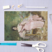 Papier Mousseline Portrait de Suzanne Hudelo, Leon Francois Comerre (Artisanat)