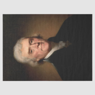 Papier Mousseline Portrait de Thomas Jefferson (par Rembrandt Peale)