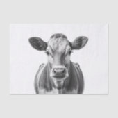 Papier Mousseline Portrait de vache (Recto)