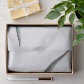 Papier Mousseline Portrait de vache Highland nom personnalisé monogr (Cadeau)