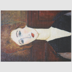 Papier Mousseline Portrait de Woman