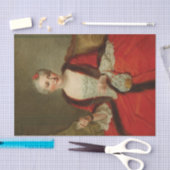 Papier Mousseline Portrait d'une dame élégante par Pierre Allais (Artisanat)