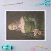 Papier Mousseline Portrait d'une dame par Allesandro Allori Decoupag (Artisanat)