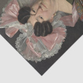 Papier Mousseline Portrait d'une dame par Jan Adam Kruseman (Détail)