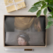 Papier Mousseline Portrait d'une dame par Marie-Guillemine Benoist (Cadeau)