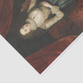 Papier Mousseline Portrait d'une dame par Robert Peake (Détail)